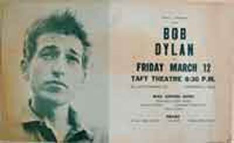 Beskrivning: Beskrivning: Beskrivning: Beskrivning: Bob Dylan Taft Theater Concert Poster
