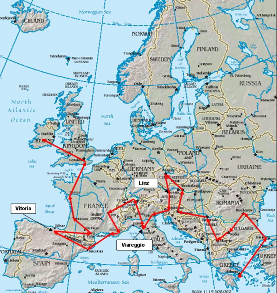 Beskrivning: Beskrivning: Beskrivning: Beskrivning: Beskrivning: Beskrivning: Beskrivning: Beskrivning: Beskrivning: Beskrivning: Beskrivning: 2010 Europe Spring Tour MAP